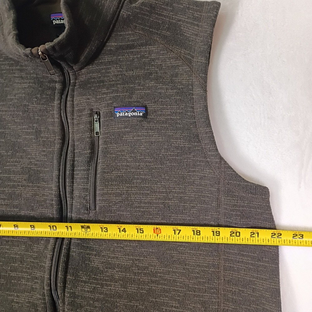 Patagonia Better Sweater Vest Mens XL Brown Full Zip Fleece 25881 FA15 - Picture 5 of 10